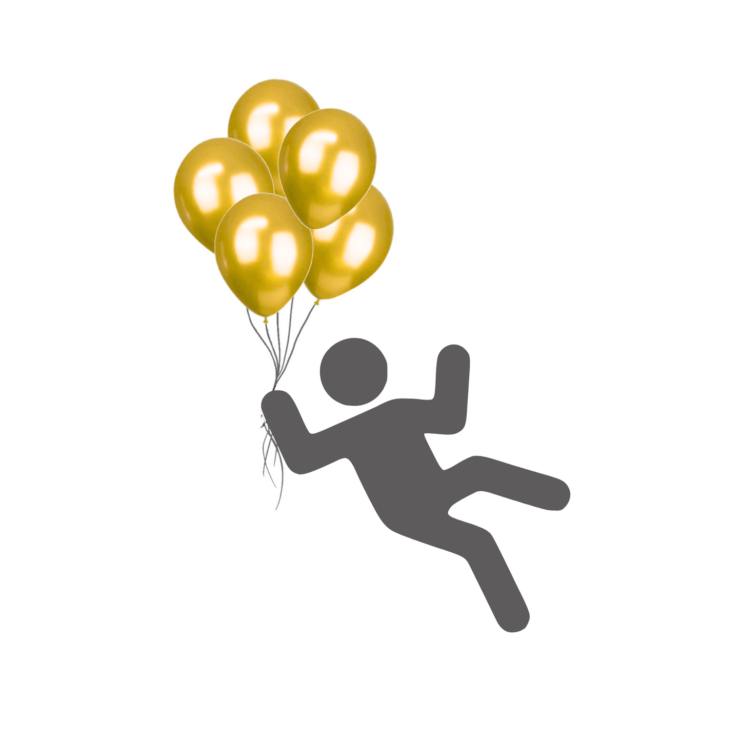 Metallic balloon gold