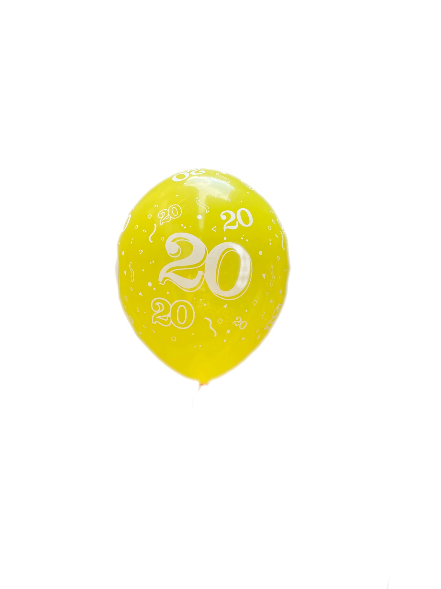 Balloon with number