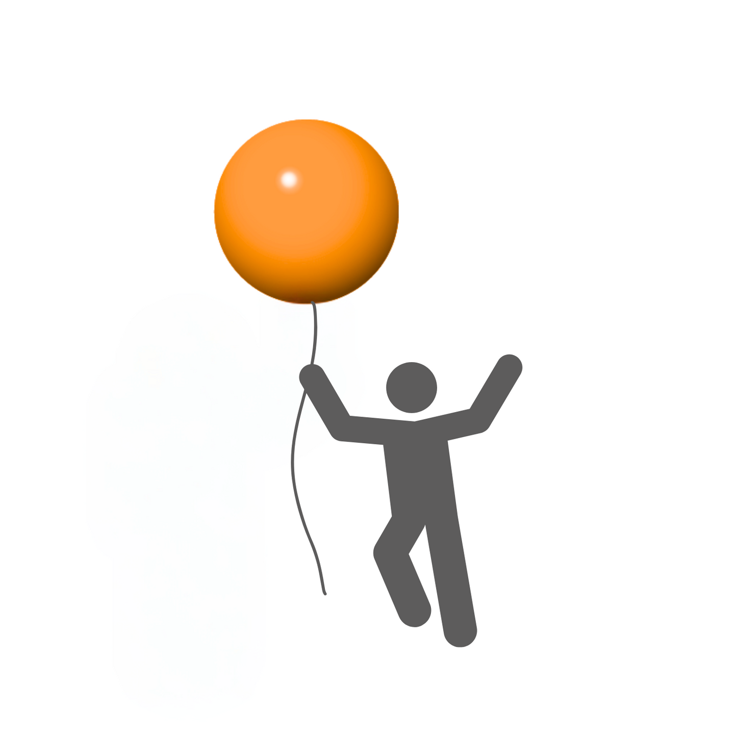 eco-giant balloon orange