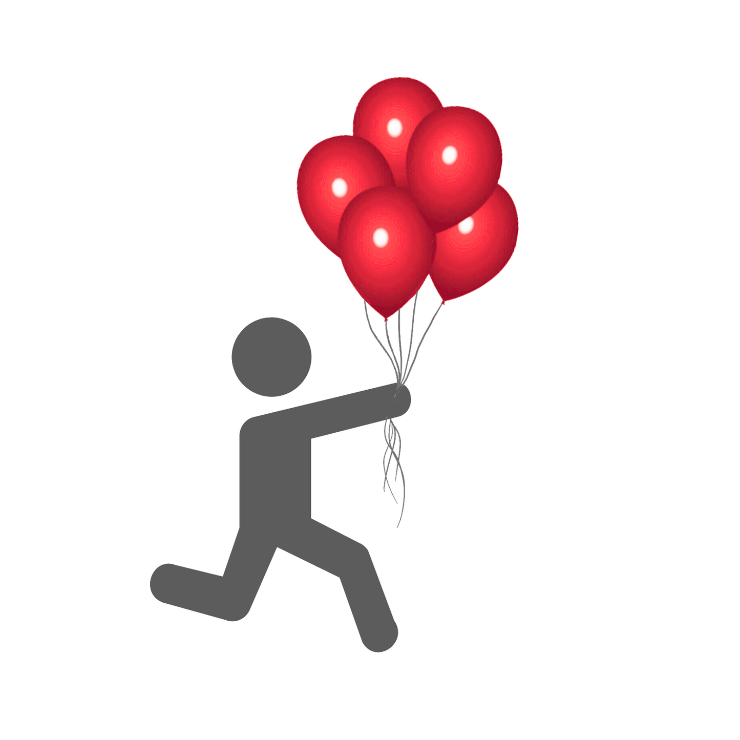 Luftballon rot