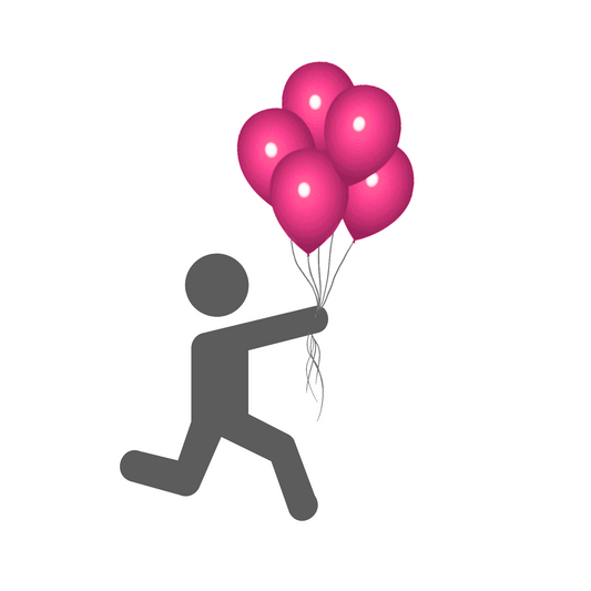 Luftballon magenta