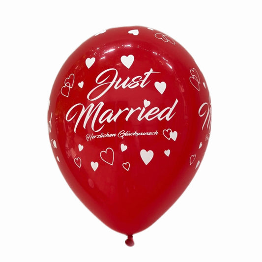 Just Married red