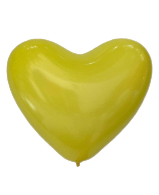 Heart balloon yellow