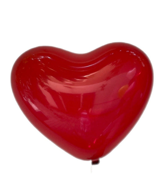 Heart balloon red