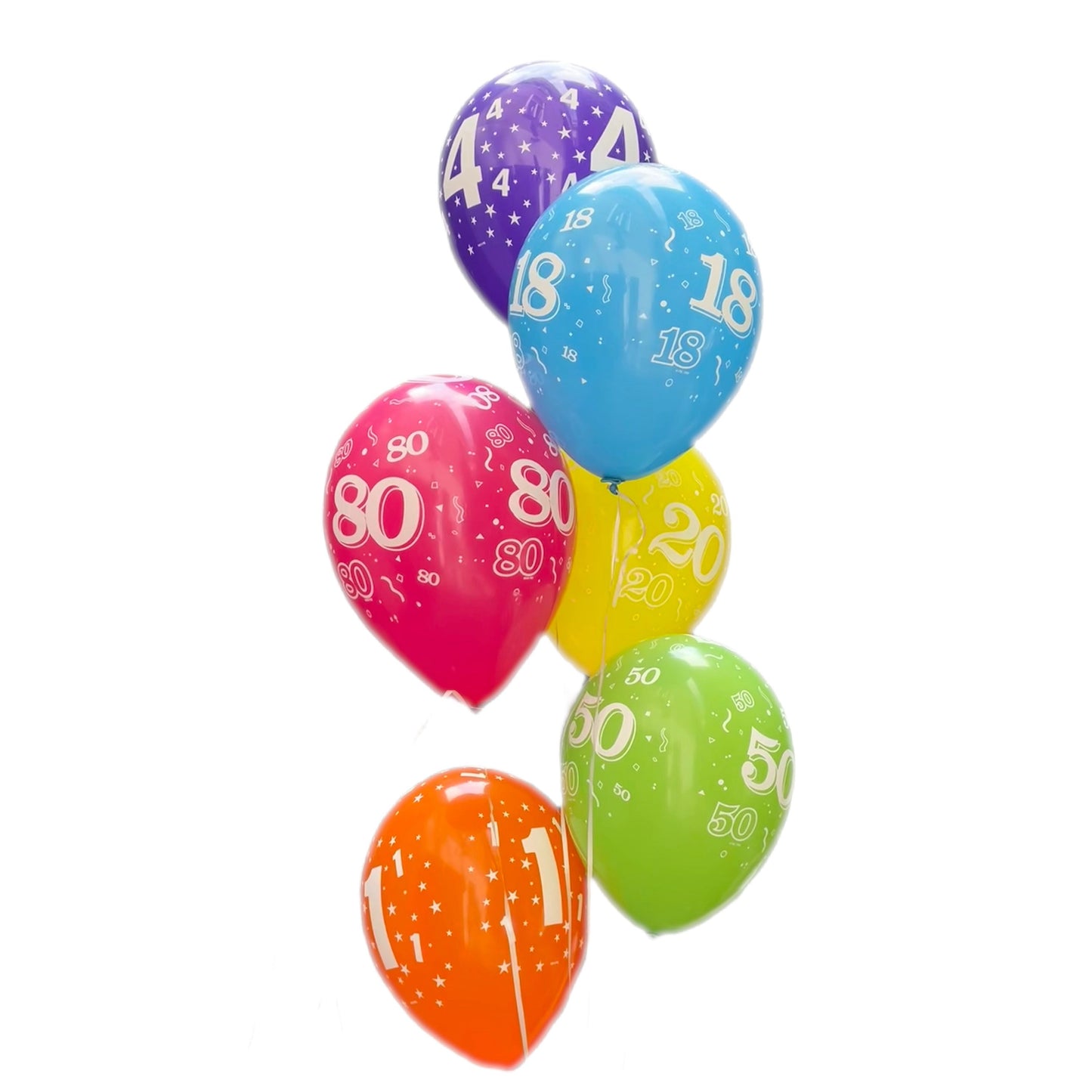 Balloon with number