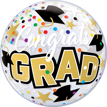 Bubble Congratulations Grad