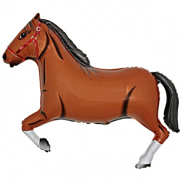 Horse dark brown